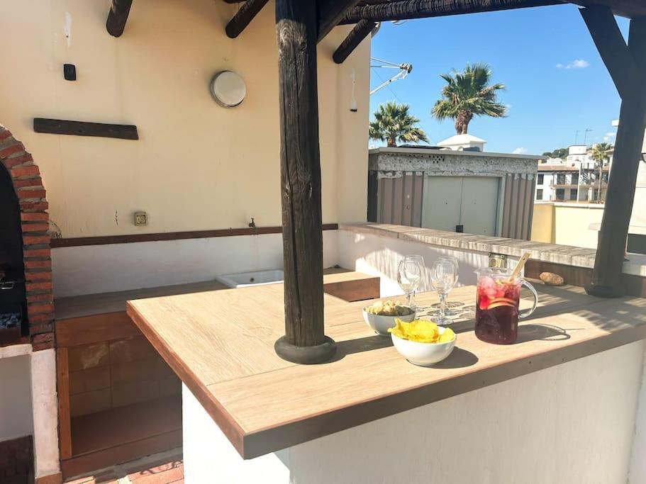 Modern Beach Duplex With Bbq Rooftop Aiamonte Exterior foto